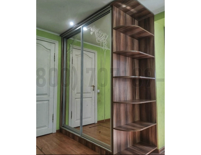 Шкаф с пескоструйным рисунком в Егорьевске